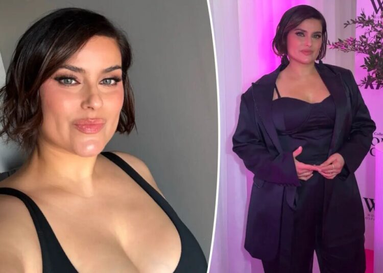 Nelly Furtado rocks plunging bodysuit after hitting back at online body shamers