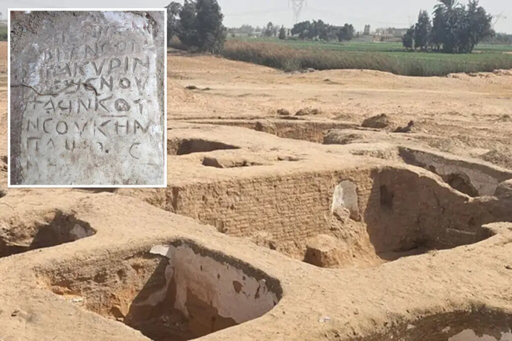 Archaeologists unearth 1,600-year-old Christian monastic site with paintings, mysterious inscription