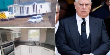 Inside ex-Prince Andrew’s hand-me-down caravan after he was forced to move out of 30-room mansion in Windsor