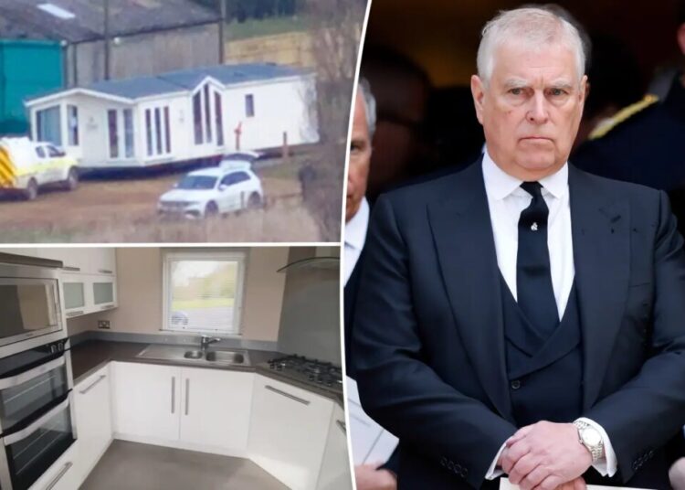 Inside ex-Prince Andrew’s hand-me-down caravan after he was forced to move out of 30-room mansion in Windsor