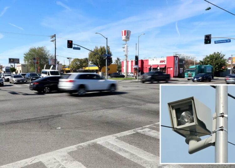 Locations revealed of the 125 speed cams to descend on LA — including iconic Melrose, Hollywood and Sunset Blvds