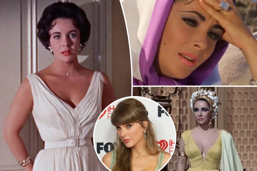 Taylor Swift puts Elizabeth Taylor and her iconic jewelry on full display — including her 33-carat diamond ring
