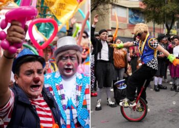Bolivia’s clown union protests government decree that threatens their livelihood
