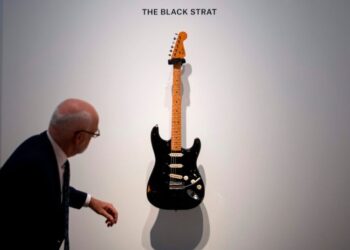 Pink Floyd Guitar Is Sold for a Record $14.55 Million
