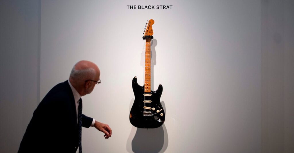 Pink Floyd Guitar Is Sold for a Record $14.55 Million