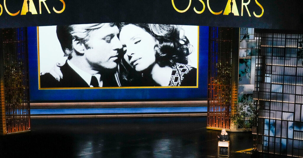 Barbra Streisand Honors Robert Redford at Oscars