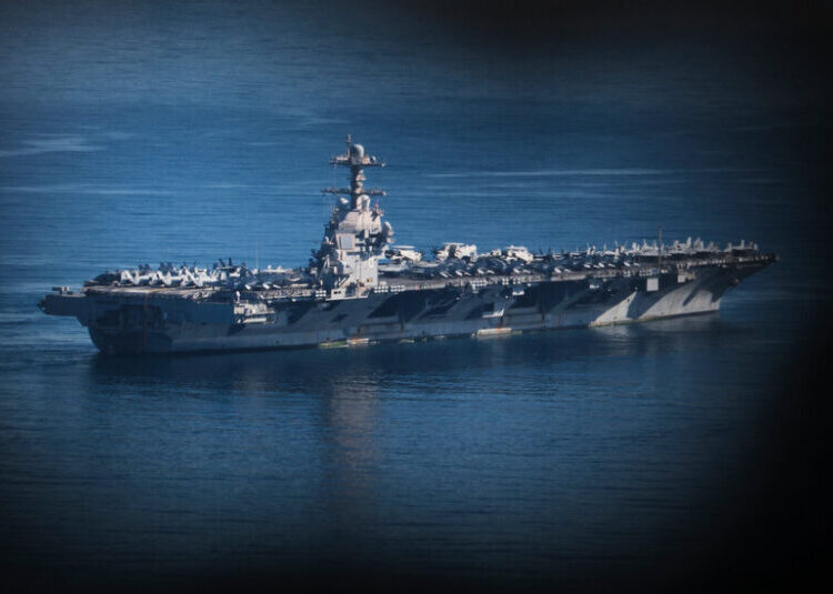 Fire on U.S. Aircraft Carrier Raged for Hours, Sailors Say