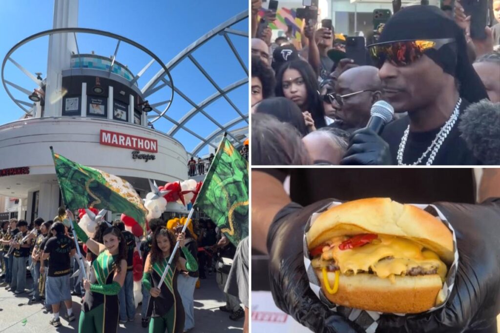 Gunfight breaks out as Snoop Dogg opens Nipsey Hussle’s new burger store