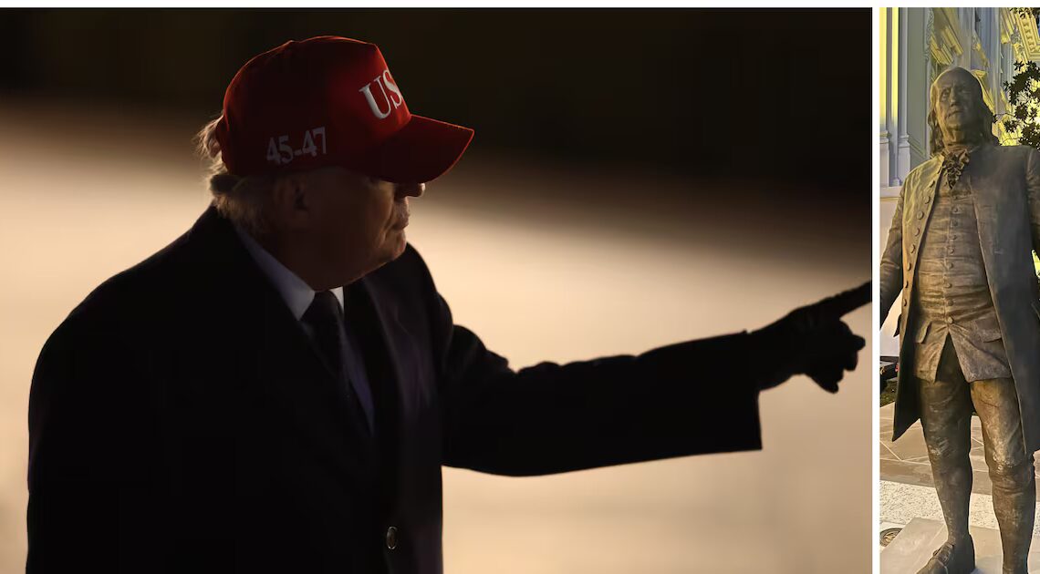 CNN Slams Trump for Ignoring War Questions to Show Off New Statues in the Dark