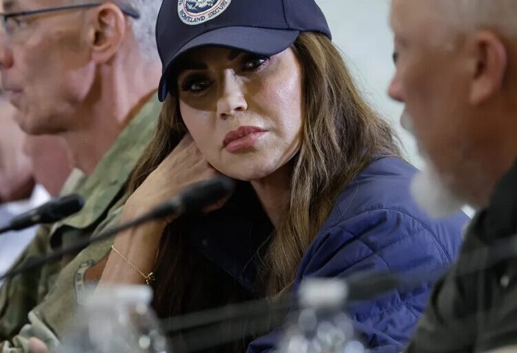 Trump fires Homeland Security Secretary Kristi Noem, replaces her with MMA Sen. Markwayne Mullin, who tried to fight a teamster during Senate hearing