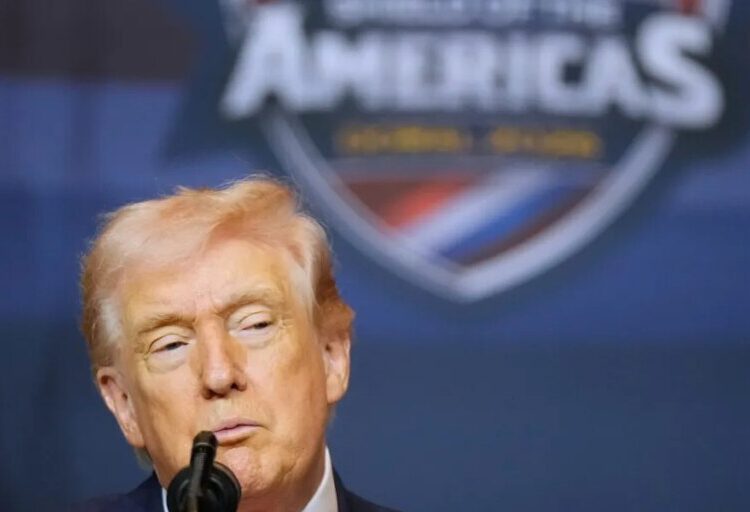 Trump calls on regional leaders at ‘Shield of the Americas’ summit to use their militaries against drug cartels