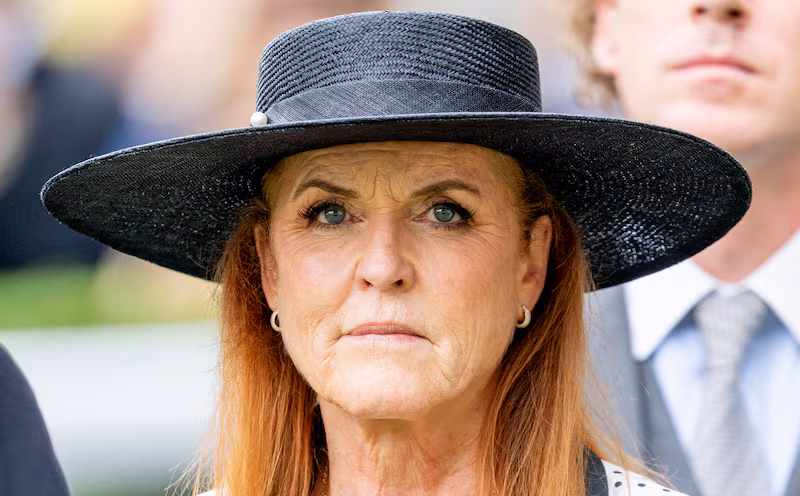 Sarah Ferguson, Duchess of York, attends on day four of Royal Ascot at Ascot Racecourse on June 20, 2025, in Ascot, England.
