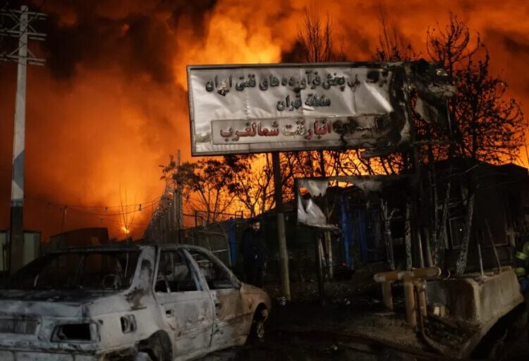 Tehran engulfed in fire, smoke and acid rain following strikes