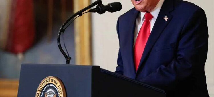 Trump complains he can’t say ‘beautiful’ at event honoring Women’s History Month