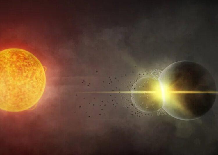 Scientists Spot Two Planets That Collided, Resulting in Carnage That Will Send Prickles Through Your Scalp