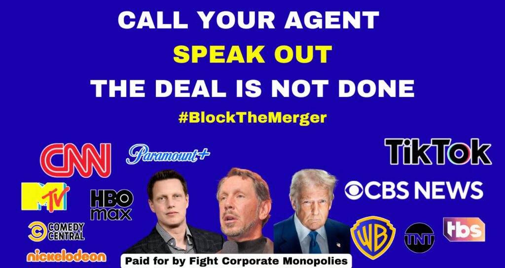 Anti-Monopoly Mobile Billboard Warning Against Paramount-WBD Merger Will Circle Oscars Ceremony