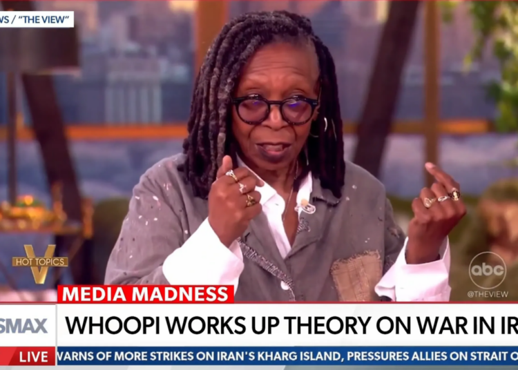 Newsmax freaks after Whoopi Goldberg claims Trump launched war to distract from Epstein