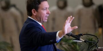 Ron DeSantis won’t drop this racist lie