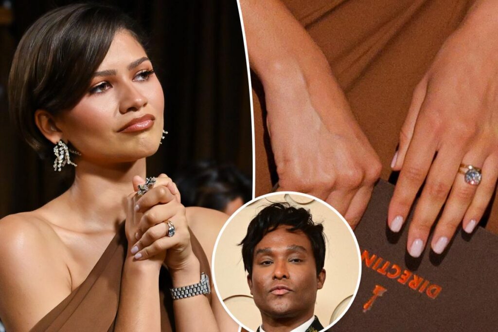 Law Roach doubles down on Zendaya marriage claim as actress wears gold band to Oscars 2026