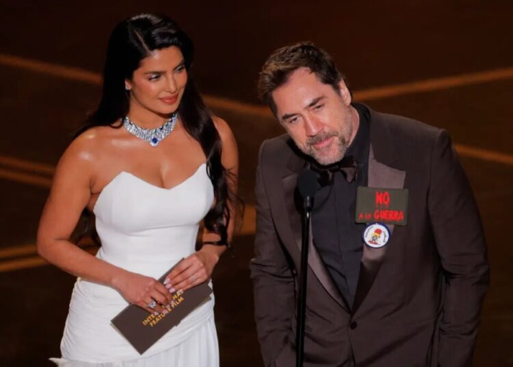 On Oscar night, Hollywood stars attack Israel, but silent on Iran