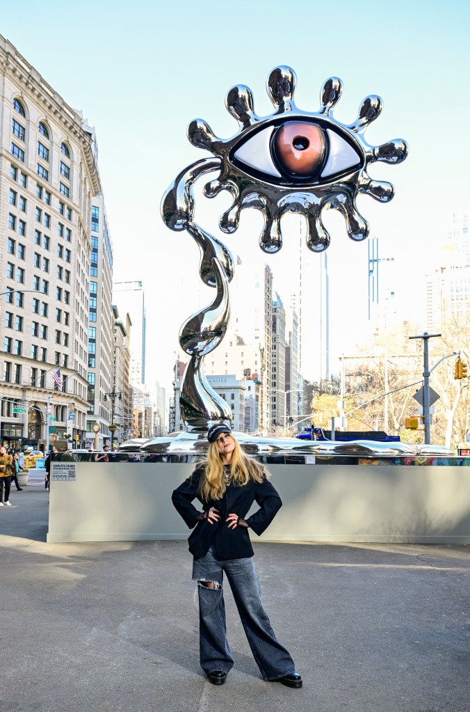 Charlotte Colbert standing before her