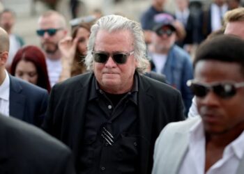 MAGA civil war breaks out as Trump ally runs Epstein ads to block Steve Bannon from CPAC