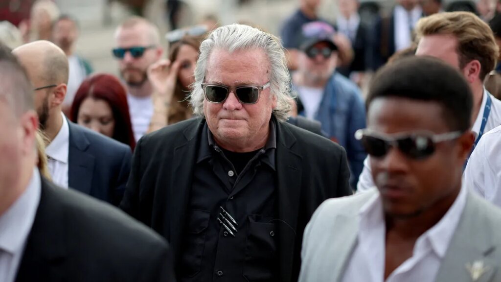 MAGA civil war breaks out as Trump ally runs Epstein ads to block Steve Bannon from CPAC