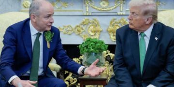 Trump flubs his own attack on Irish president