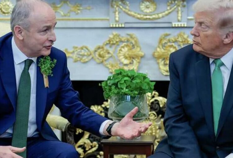 Trump flubs his own attack on Irish president