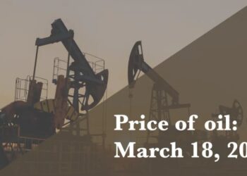 Current price of oil as of March 18, 2026