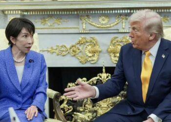 ‘He’s mentally unhinged’: Trump hit with disgust as tasteless Japan joke flops