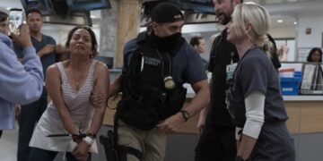 ‘Sick to my stomach’: Hit show The Pitt applauded as it takes direct aim at ICE