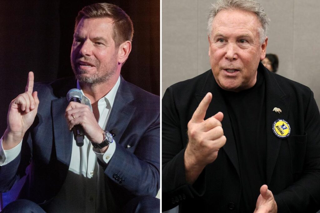 Eric Swalwell skips votes to push governor campaign at LA tycoon’s $23M mansion