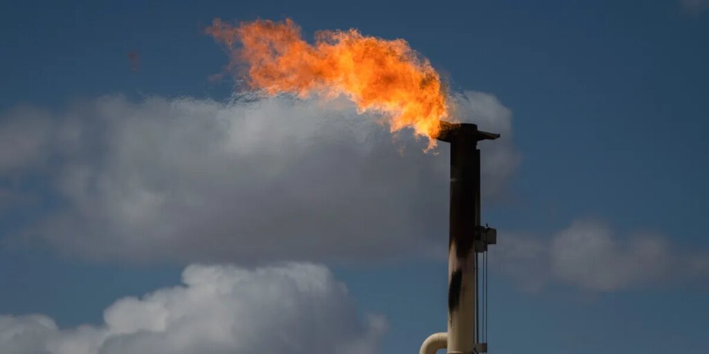 Natural gas prices in Texas plunge deep into negative territory and producers are burning it off, while the rest of the world braces for shortages