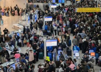 Trump’s border czar says ICE agents could guard exits and check IDs at airport screening areas as long lines plague travelers