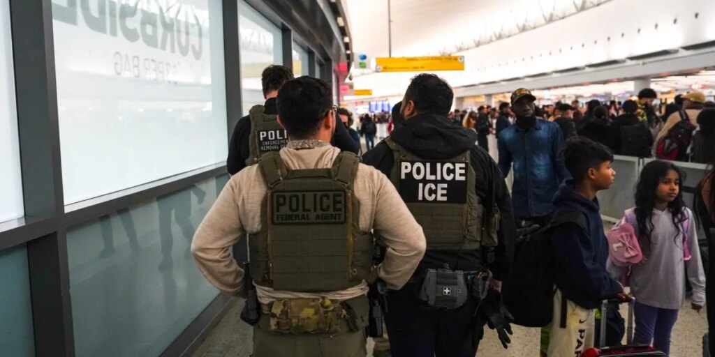 ICE begins its descent on the nation’s airports on day 43 of the partial government shut down