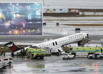 Harrowing video captures deadly LaGuardia Airport crash as plane collides with fire truck