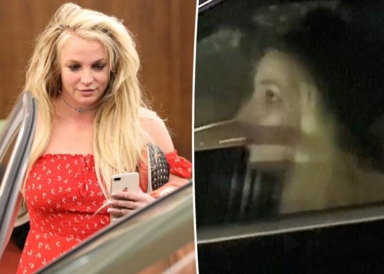 Britney Spears seen for the first time since DUI arrest