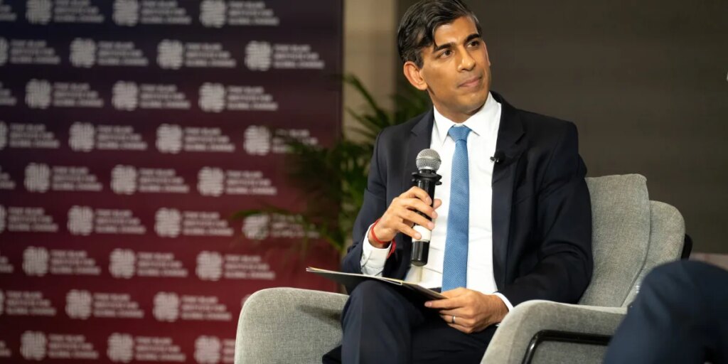 Rishi Sunak tells CEOs to move fast on AI—or risk landing on the wrong side of the K-shaped economy