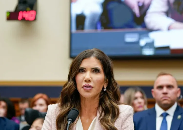 Mockery follows Noem after rumored lover spotted on her work trip