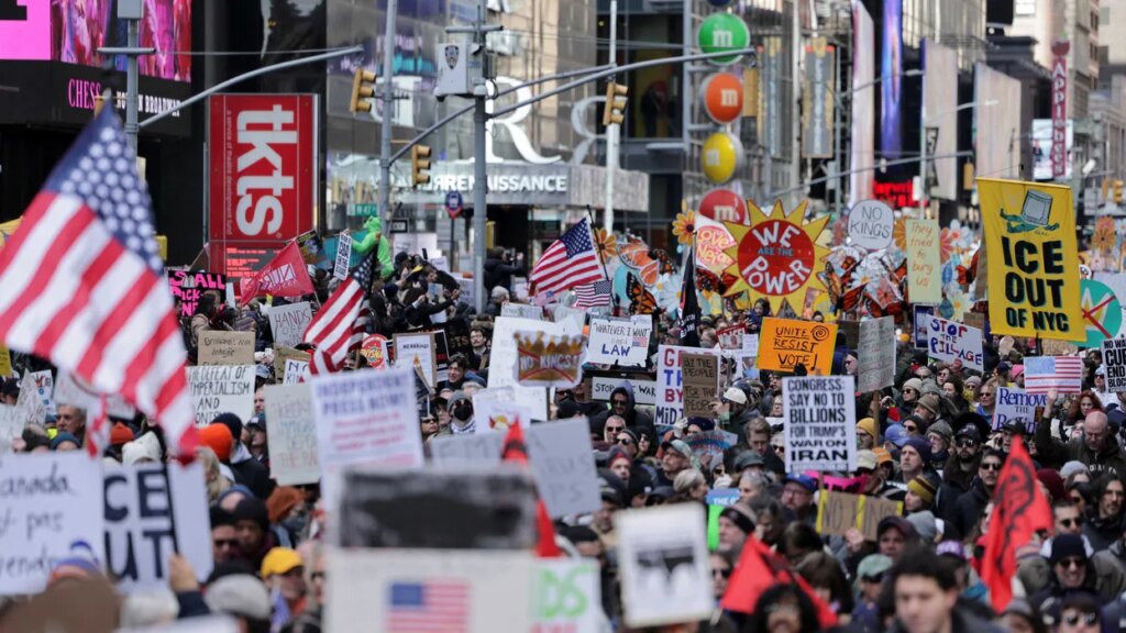 Date announced for national strike aimed at crippling Trump: ‘No work, no school’