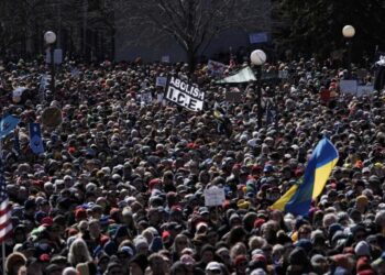 Trump tries to shrug off No Kings protests — but is hit by astounding turnout