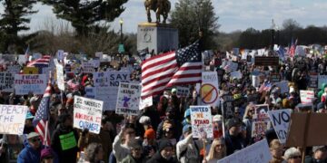 Up to 9 million join nationwide ‘No Kings’ protests opposing Trump policies