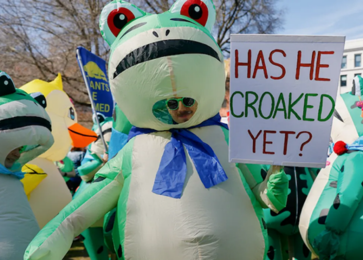 No Kings protesters having ‘fun’ trolling Trump has GOP ‘sweating bullets’: MS NOW panel