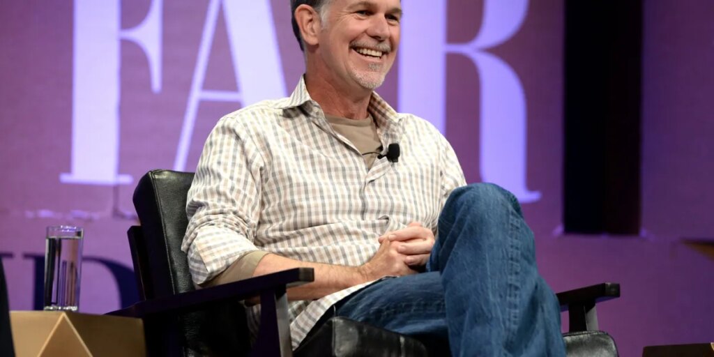 Netflix cofounder Reed Hastings says his first boss out of college washed his coffee cups at 4:30 a.m.