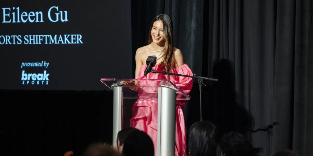 Olympic champion Eileen Gu’s advice for women seeking her heights of career success: Don’t be a small fish in a big pond, ‘Create your own pond’