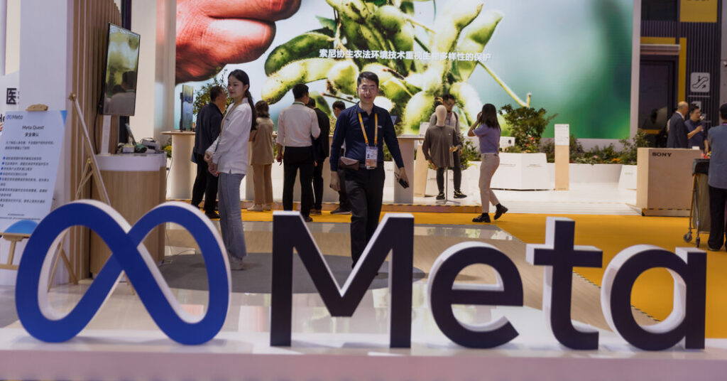 China Ramps Up Scrutiny of a Meta A.I. Deal