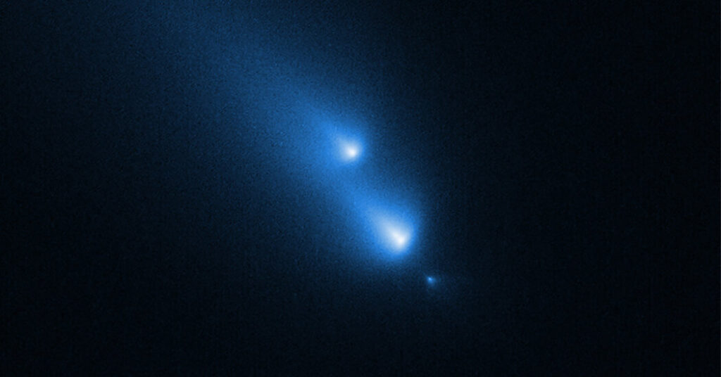 Exploding Comet Is Spotted by NASA’s Hubble Space Telescope
