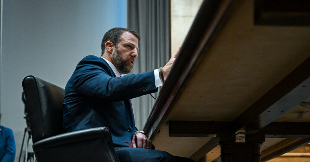 Mullin’s Softer Tone at Hearing Underscores G.O.P. Shift on Immigration