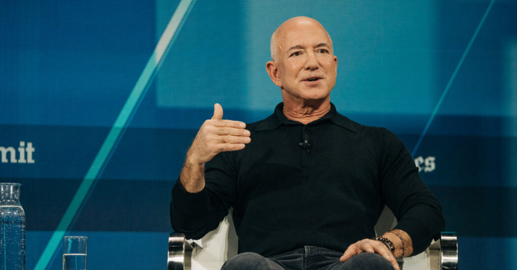Jeff Bezos in Talks to Raise $100 Billion Fund to Transform Companies With A.I.